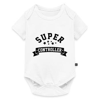 Super CONTROLLER, Controlling Finance Reporting - Baby Premium short-sleeve bodysuit - white - Front