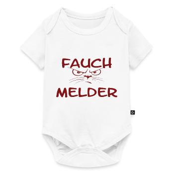 "Fauch détecteur" chat rouge - Body à manches courtes Premium Bébé - blanc - Devant