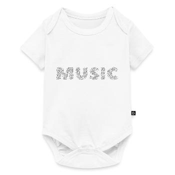 MUSIC from sheet music – For real music fans - Baby Premium short-sleeve bodysuit - white - Front