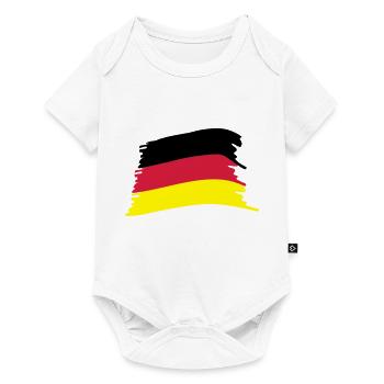 '-Flagge - Baby Premium Kurzarmbody - Weiß - Vorne