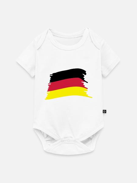 '-Flagge - Baby Premium Kurzarmbody - Weiß