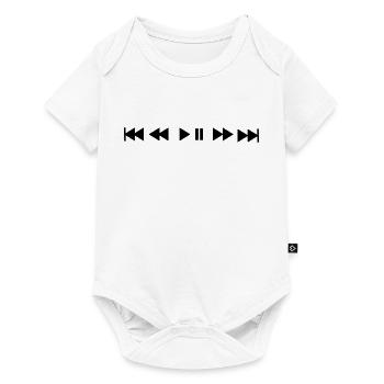 musique - Body à manches courtes Premium Bébé - blanc - Devant