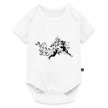 fire wolf - Baby Premium short-sleeve bodysuit - white - Front