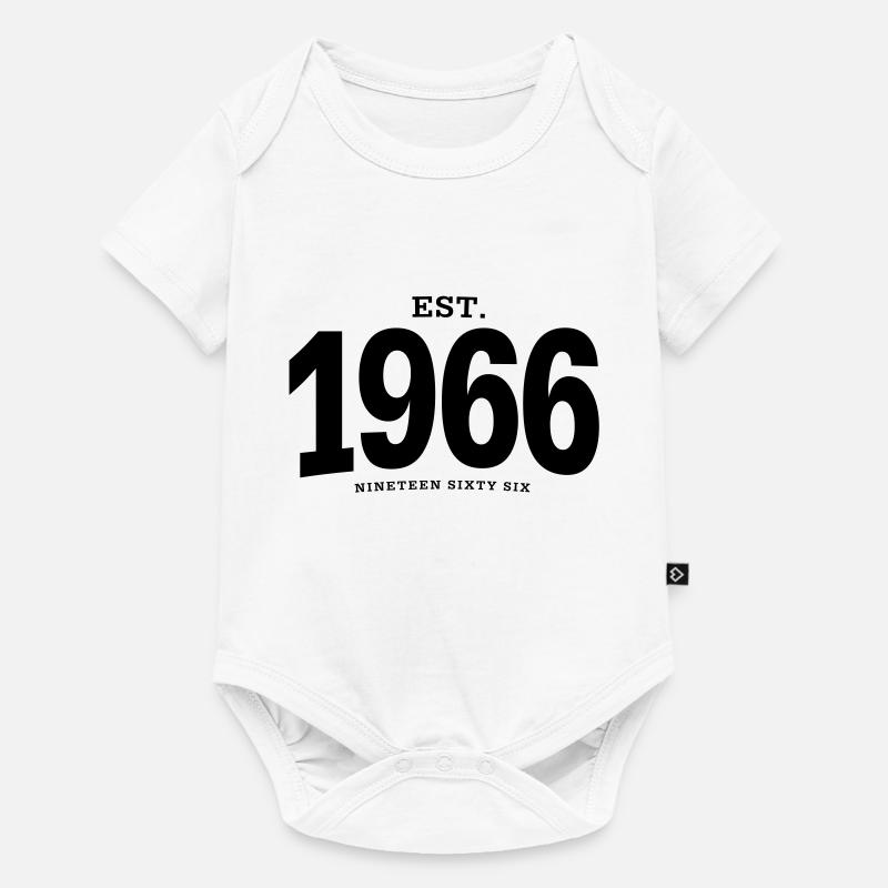 HNE. 1966 Nineteen Sixty Six - Body à manches courtes Premium Bébé - blanc
