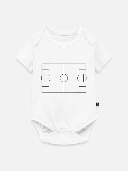 Spielfeld - Baby Premium Kurzarmbody - Weiß