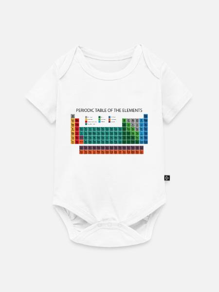 Periodensystem - Baby Premium Kurzarmbody - Weiß