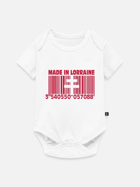 Made in Lothringen II - Baby Premium Kurzarmbody - Weiß
