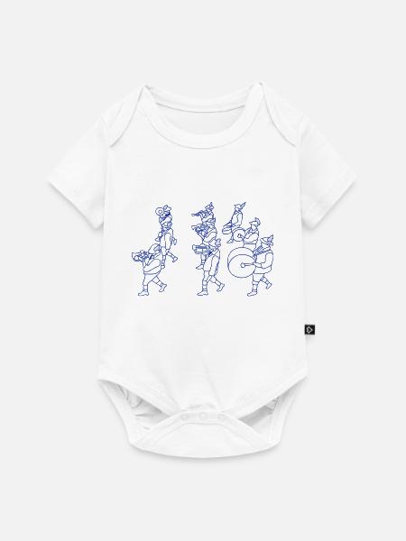 Aufmarsch - Baby Premium Kurzarmbody - Weiß