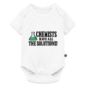 Chemists have all the Solutions - Body à manches courtes Premium Bébé - blanc - Devant