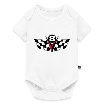 V8 Puissance 2c - Body à manches courtes Premium Bébé - blanc - Devant