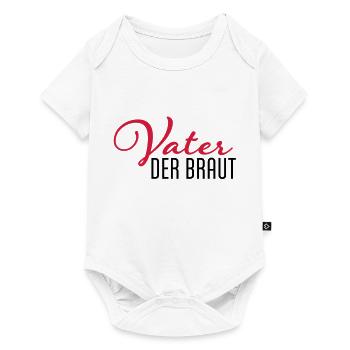 father of the bride - Baby Premium short-sleeve bodysuit - white - Front