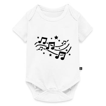 music_design_tq1 - Body à manches courtes Premium Bébé - blanc - Devant