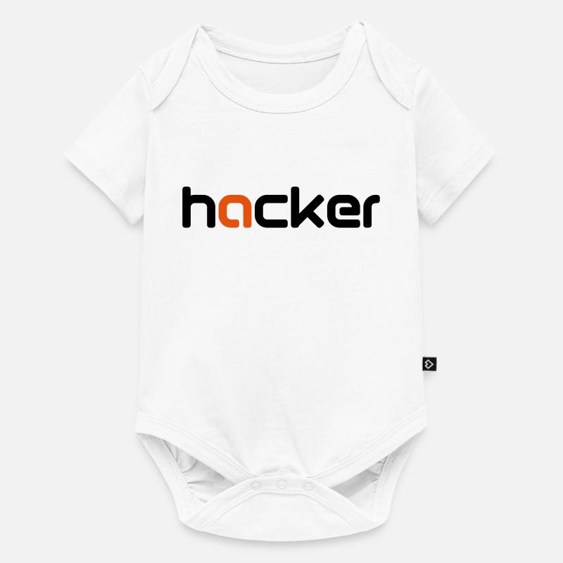 Hacker - Body à manches courtes Premium Bébé - blanc