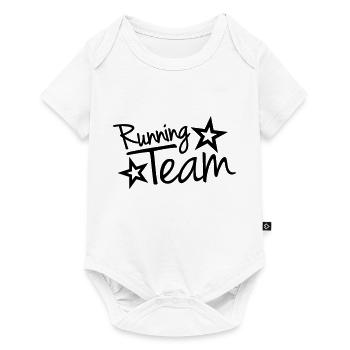 Running Team - Body à manches courtes Premium Bébé - blanc - Devant