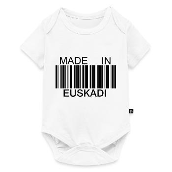 Made in Euskadi - Baby Premium short-sleeve bodysuit - white - Front