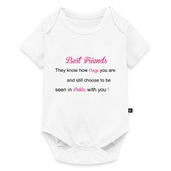 Best Friends - Body à manches courtes Premium Bébé - blanc - Devant