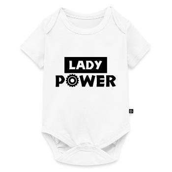 lady power - Baby Premium short-sleeve bodysuit - white - Front
