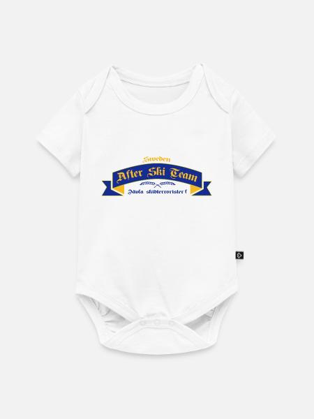 After Ski Team Sweden - Baby Premium kortärmad bodysuit - vit