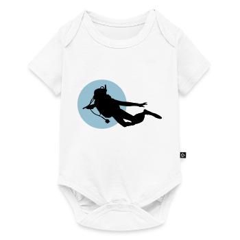Diving - Baby Premium Kurzarmbody - Weiß - Vorne