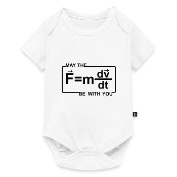 Science May The Force Star Equation Funny Space - Body à manches courtes Premium Bébé - blanc - Devant