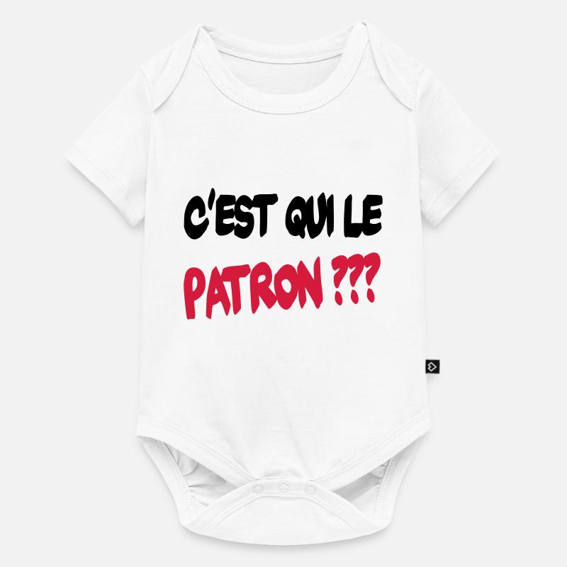 C'est qui le patron ? - Body à manches courtes Premium Bébé - blanc