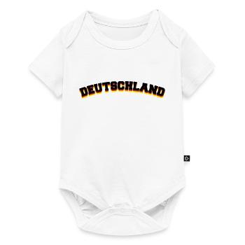 deutschland2 - Baby Premium Kurzarmbody - Weiß - Vorne