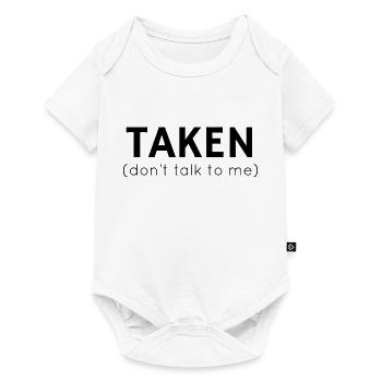 Taken - Don't Talk To Me - Baby Premium short-sleeve bodysuit - white - Front