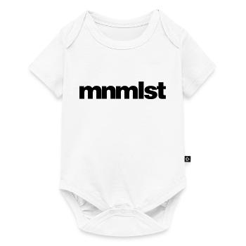 mnmlst / Minimalist - Baby Premium Kurzarmbody - Weiß - Vorne