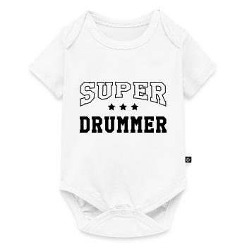 Drummer / Drums / Batterie / Schlagzeug / Batteur - Body à manches courtes Premium Bébé - blanc - Devant