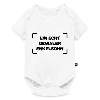 Enkel / Enkelin / Enkelsohn / Oma / Opa - Baby Premium Kurzarmbody - Weiß - Vorne
