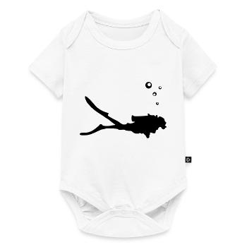 Diver, diving - Baby Premium short-sleeve bodysuit - white - Front