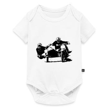 Sidecar Moto Cross - Baby Premium Kurzarmbody - Weiß - Vorne