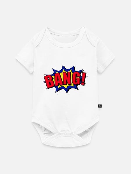 Bang Comicstyle - Baby Premium Kurzarmbody - Weiß