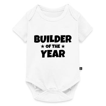 manoeuvre / chantier / bâtiment / ouvrier - Body à manches courtes Premium Bébé - blanc - Devant