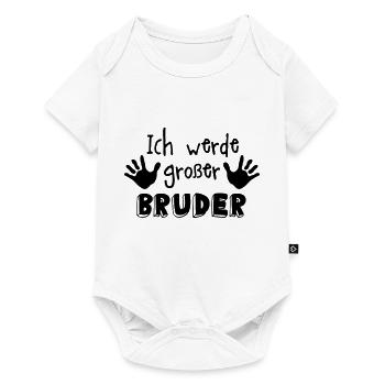 grosser bruder - Baby Premium Kurzarmbody - Weiß - Vorne