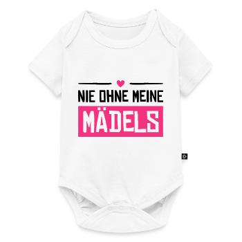 nie ohne meine mädels - Baby Premium Kurzarmbody - Weiß - Vorne