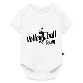 volleyball team - Baby Premium Kurzarmbody - Weiß - Vorne