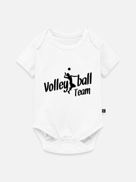 volleyball team - Baby Premium Kurzarmbody - Weiß