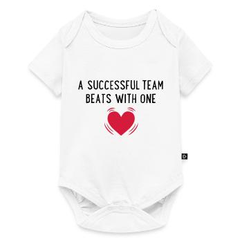 team - Baby Premium short-sleeve bodysuit - white - Front