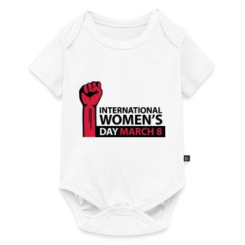 International Women's Day March 8 - Baby Premium short-sleeve bodysuit - white - Front