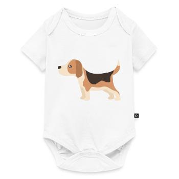 beagle - Baby Premium short-sleeve bodysuit - white - Front