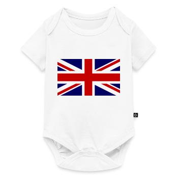 Union Jack Flag - England - Baby Premium short-sleeve bodysuit - white - Front