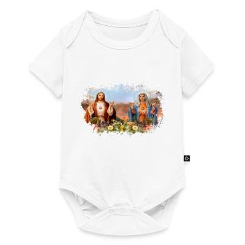 Holly Mary Maria Madonna Mariana Virgin Mary - Baby Premium short-sleeve bodysuit - white - Front