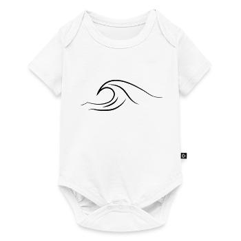 Vagues vague - Body à manches courtes Premium Bébé - blanc - Devant