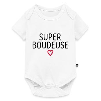 Super boudeuse - Body à manches courtes Premium Bébé - blanc - Devant