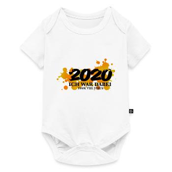 ich war dabei 2020 - Corona statement Sprüche - Baby Premium Kurzarmbody - Weiß - Vorne