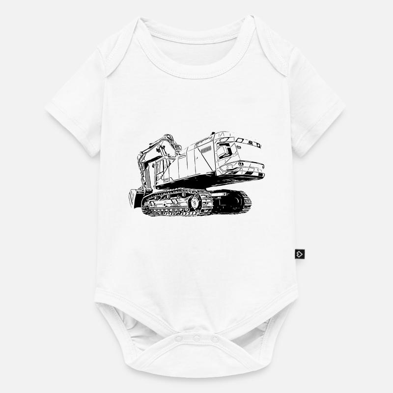 Pelles - Body à manches courtes Premium Bébé - blanc