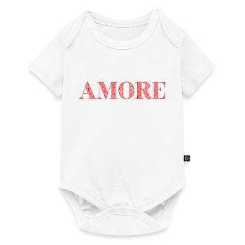 AMORE gift idea quote Italian love - Baby Premium short-sleeve bodysuit - white - Front