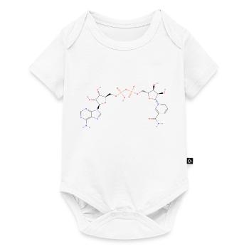 Nicotinamide adenine dinucleotide Molecule - Color - Baby Premium short-sleeve bodysuit - white - Front