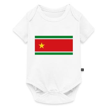 GwadaFlag - Body à manches courtes Premium Bébé - blanc - Devant